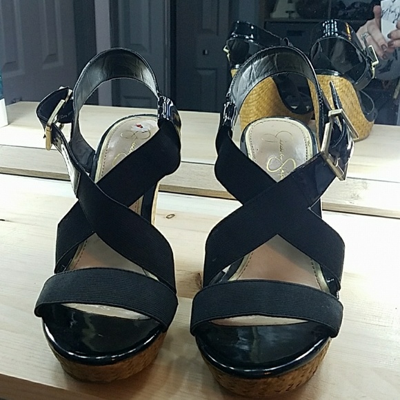 Jessica Simpson Cork Wedges - Picture 4 of 4